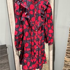 Ro’s Garden Tamera short floral dress 100% cotton